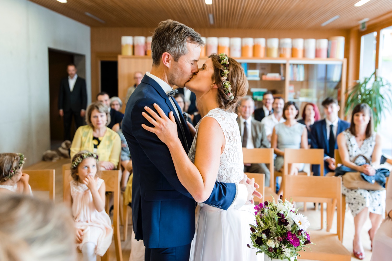 Hochzeitskuss Standesamt in Doren