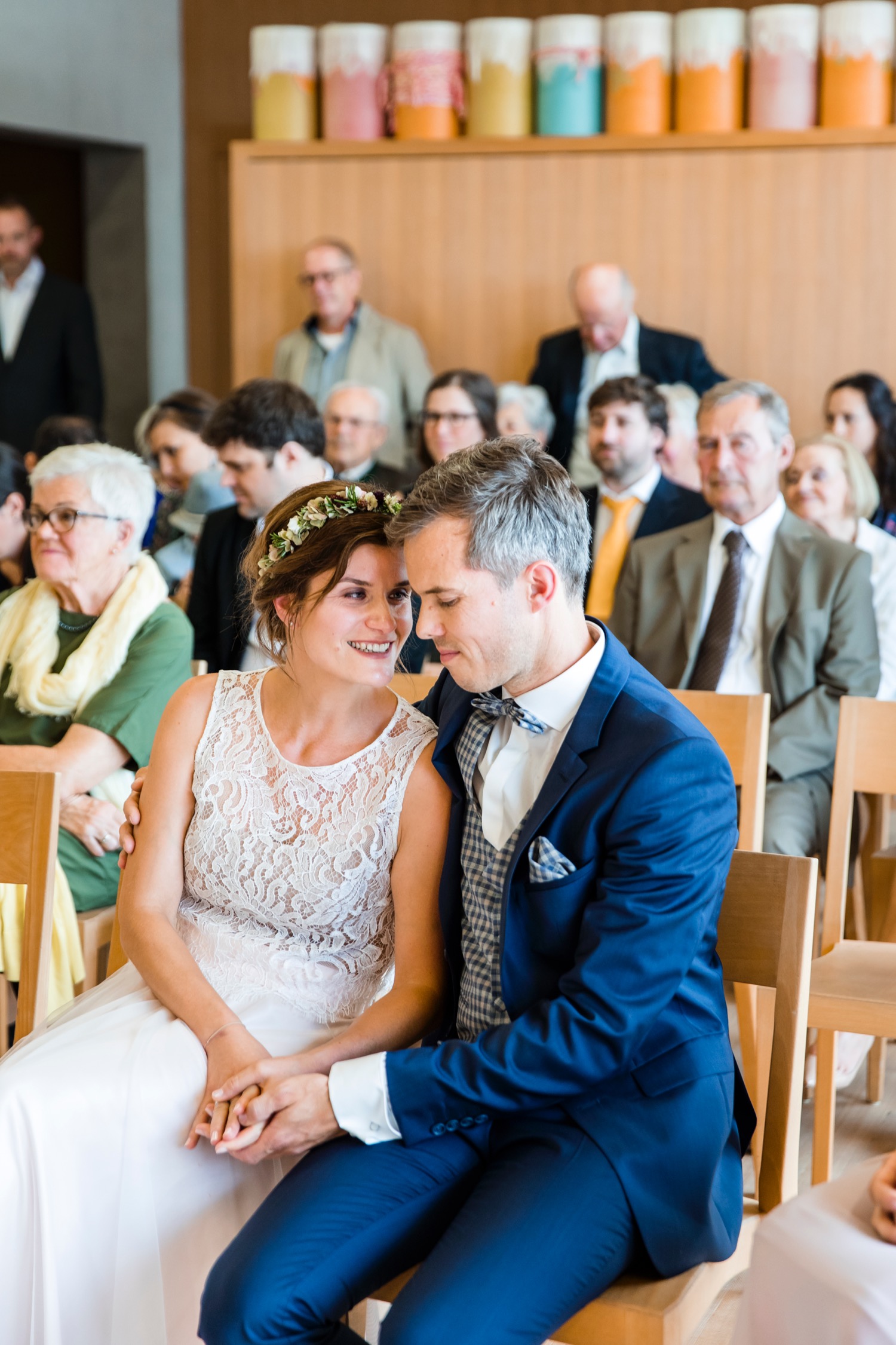 Hochzeitspaar im Standesamt in Doren