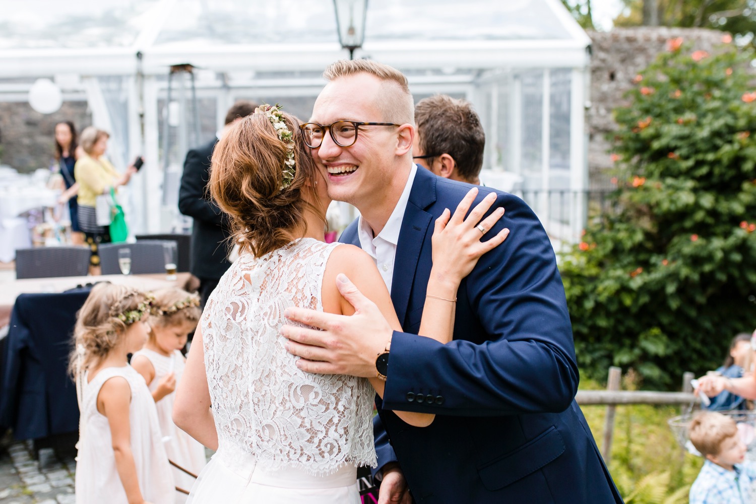 Gratulation bei der Hochzeit in Bregenz