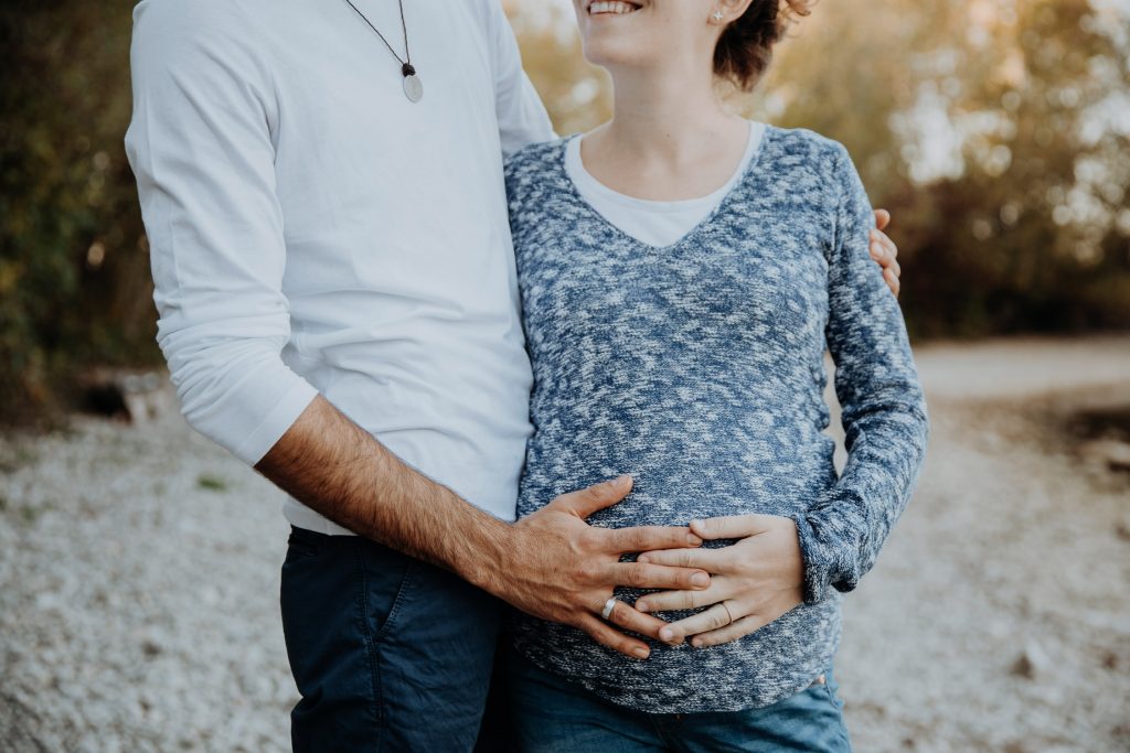 Schwangerschaft Fotos am See.