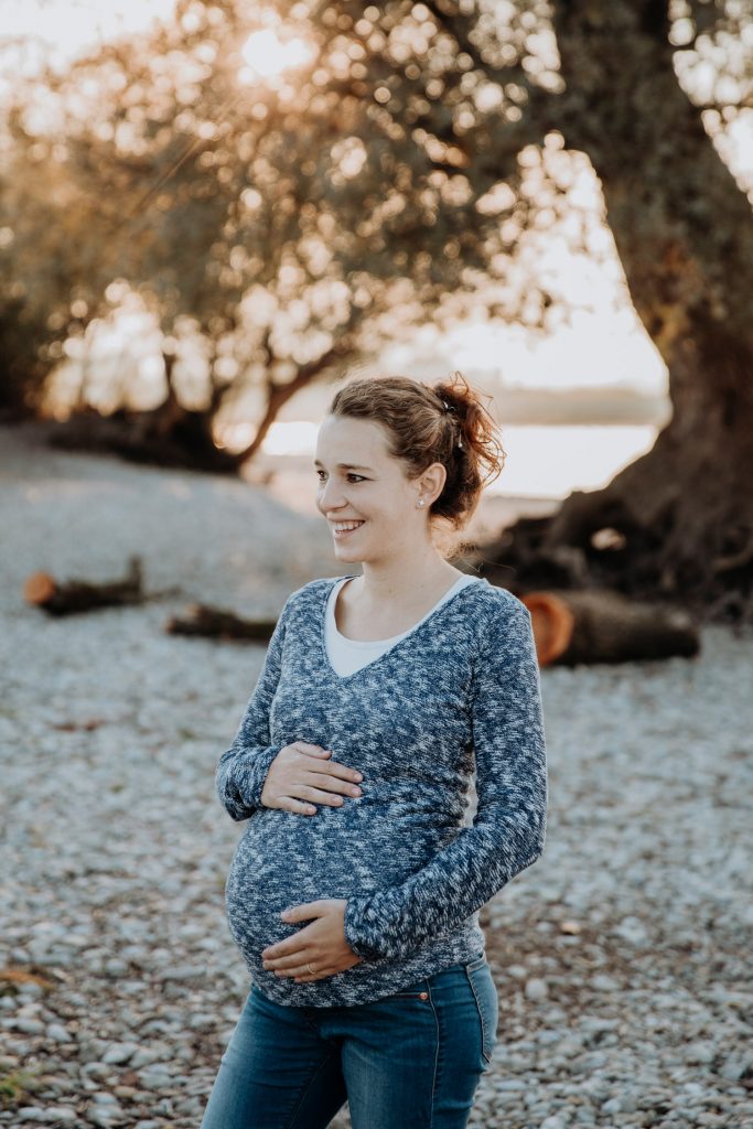 Babybauch Shooting am Bodensee.
