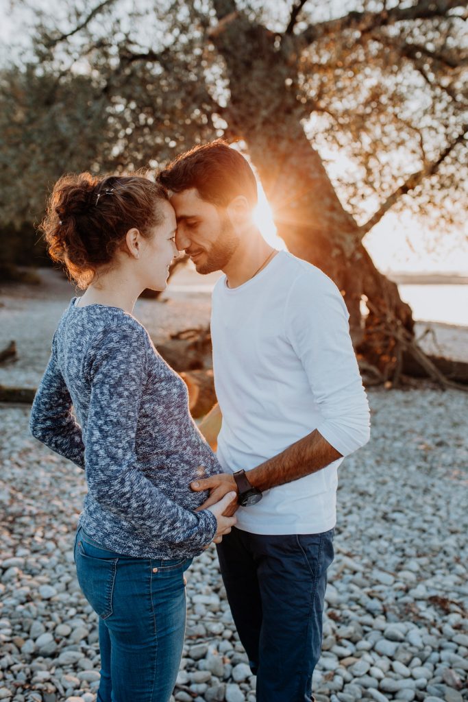 Babybauch Shooting am Bodensee.