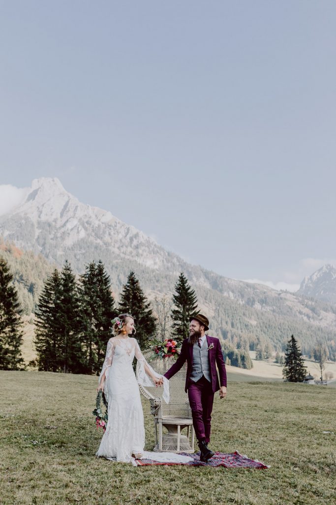 Hochzeit in den Allgäuer Bergen.