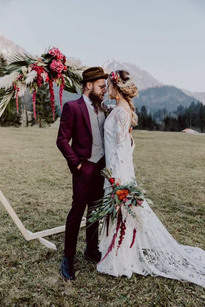 Hochzeit in den Allgäuer Bergen.