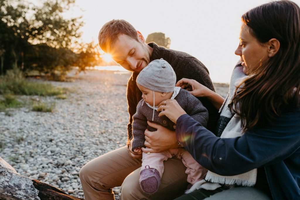 Natürliche Babyfotografie, Familienfotos