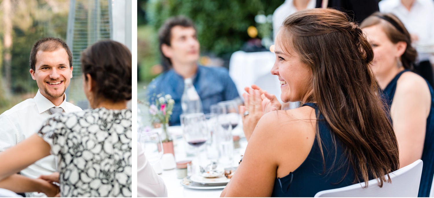 Hochzeit am Gebhardsberg, fröhliche Gäste