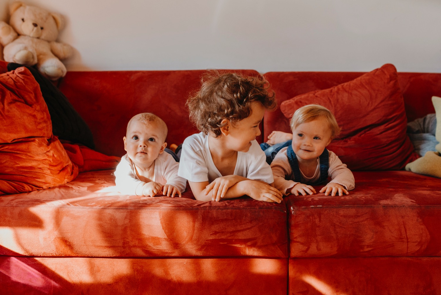 Familienfotos im eigenen Zuhause