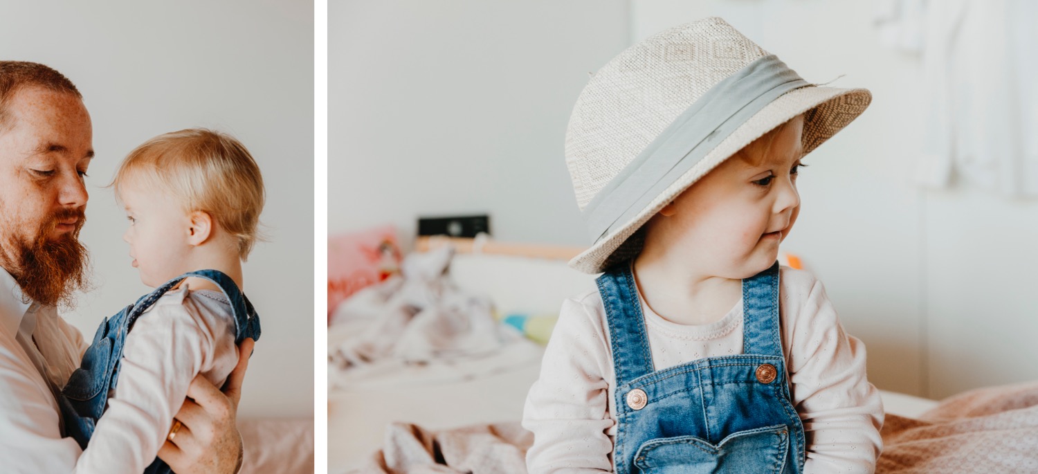 Familienfotos: Vater und Tochter