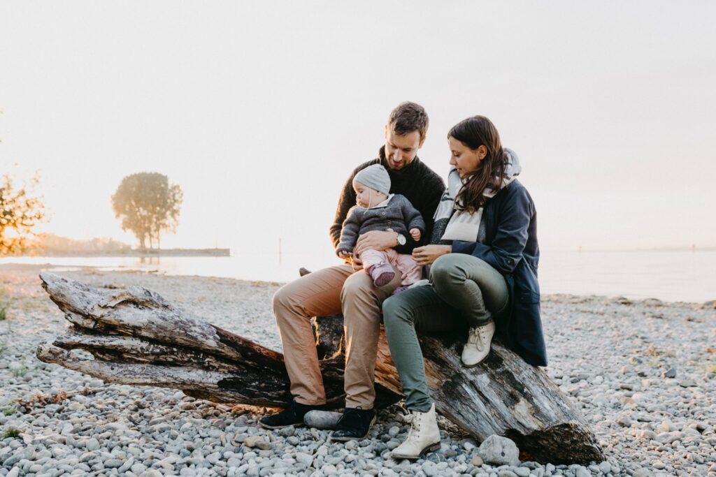 Familienfotos am Bodensee in Bregenz