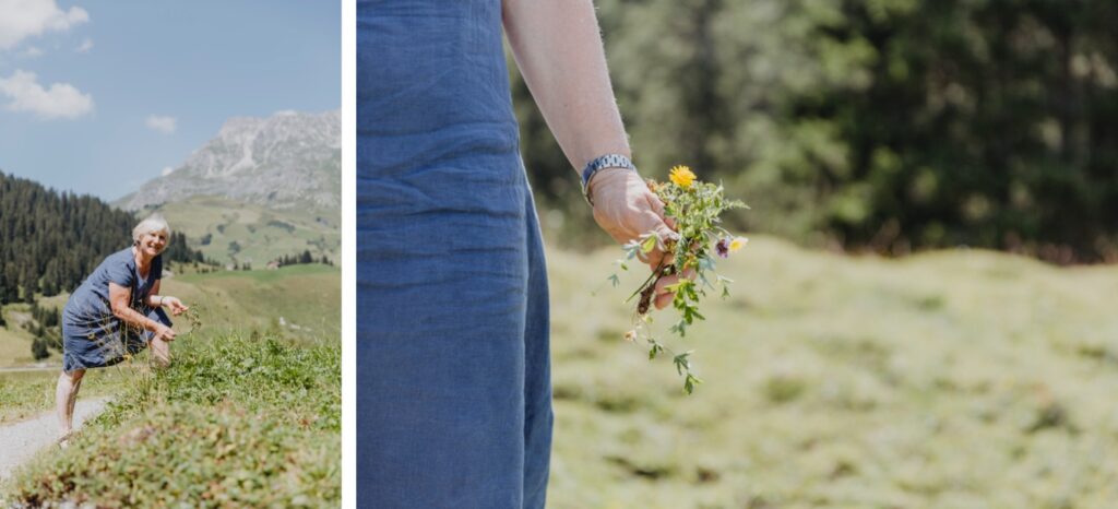 Veronika Walch, frisch gepflückte Blumen